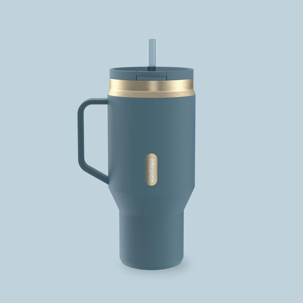 30 oz SnapSeal™ Tumbler (w/ Straw & Handle)