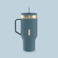 30 oz SnapSeal™ Tumbler (w/ Straw & Handle)