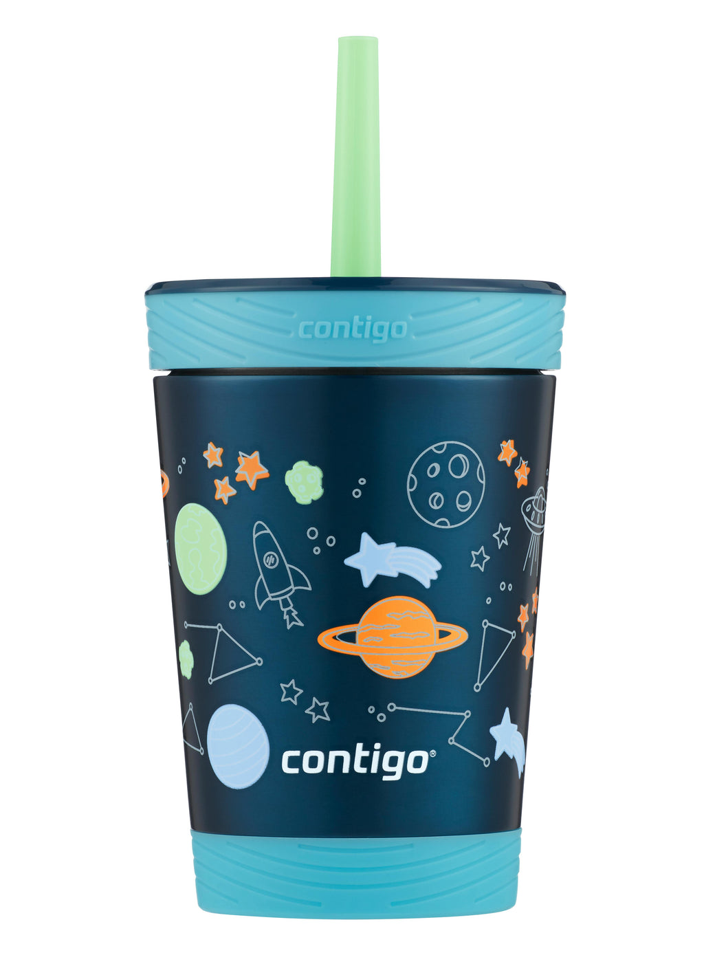 Kids Spill-Proof Stainless Steel Tumbler with Straw and THERMALOCK®, 12 oz