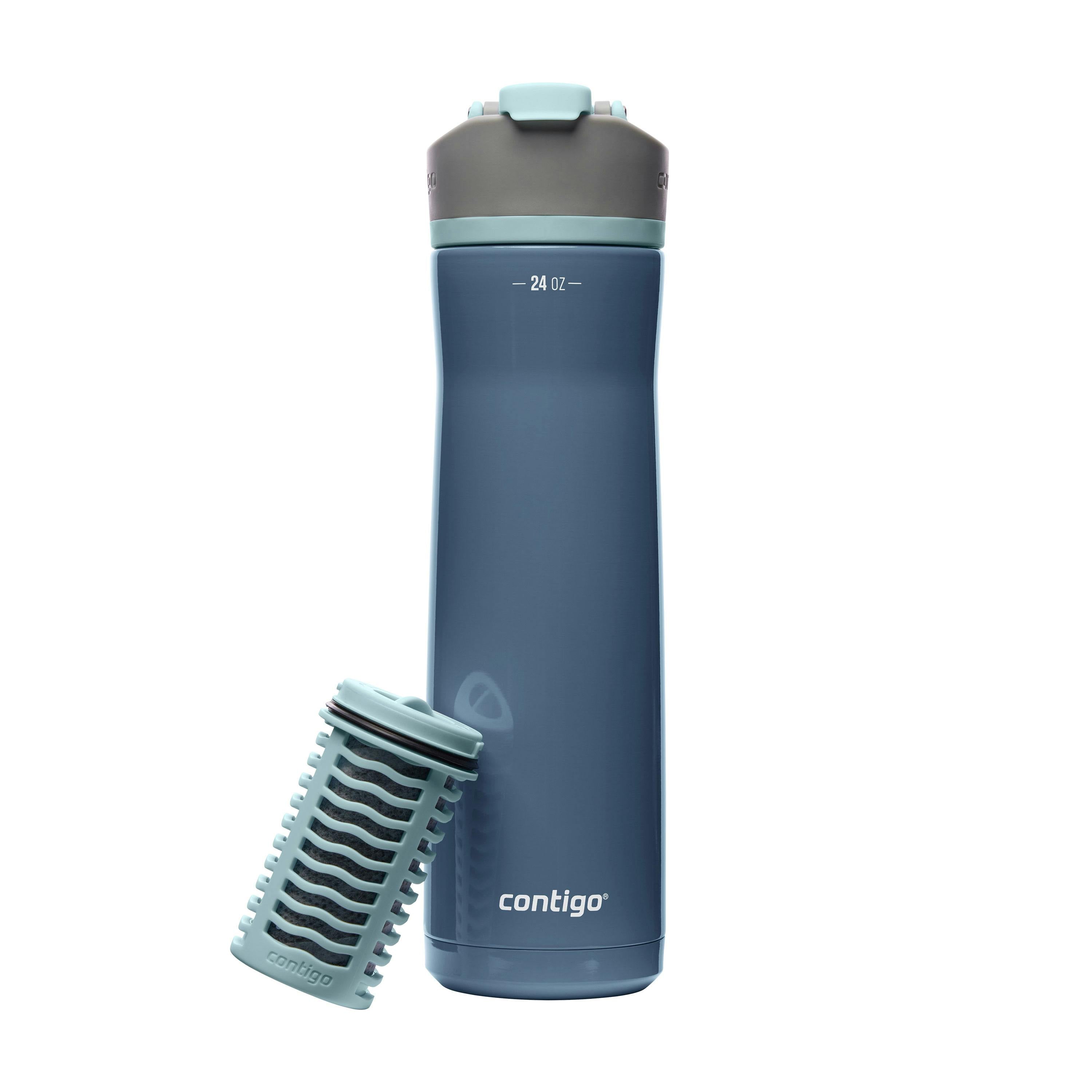 Contigo® Clybourn Chill Freeflow Filtration Stainless Steel Water Bottle with AUTOSEAL® Lid, 24oz