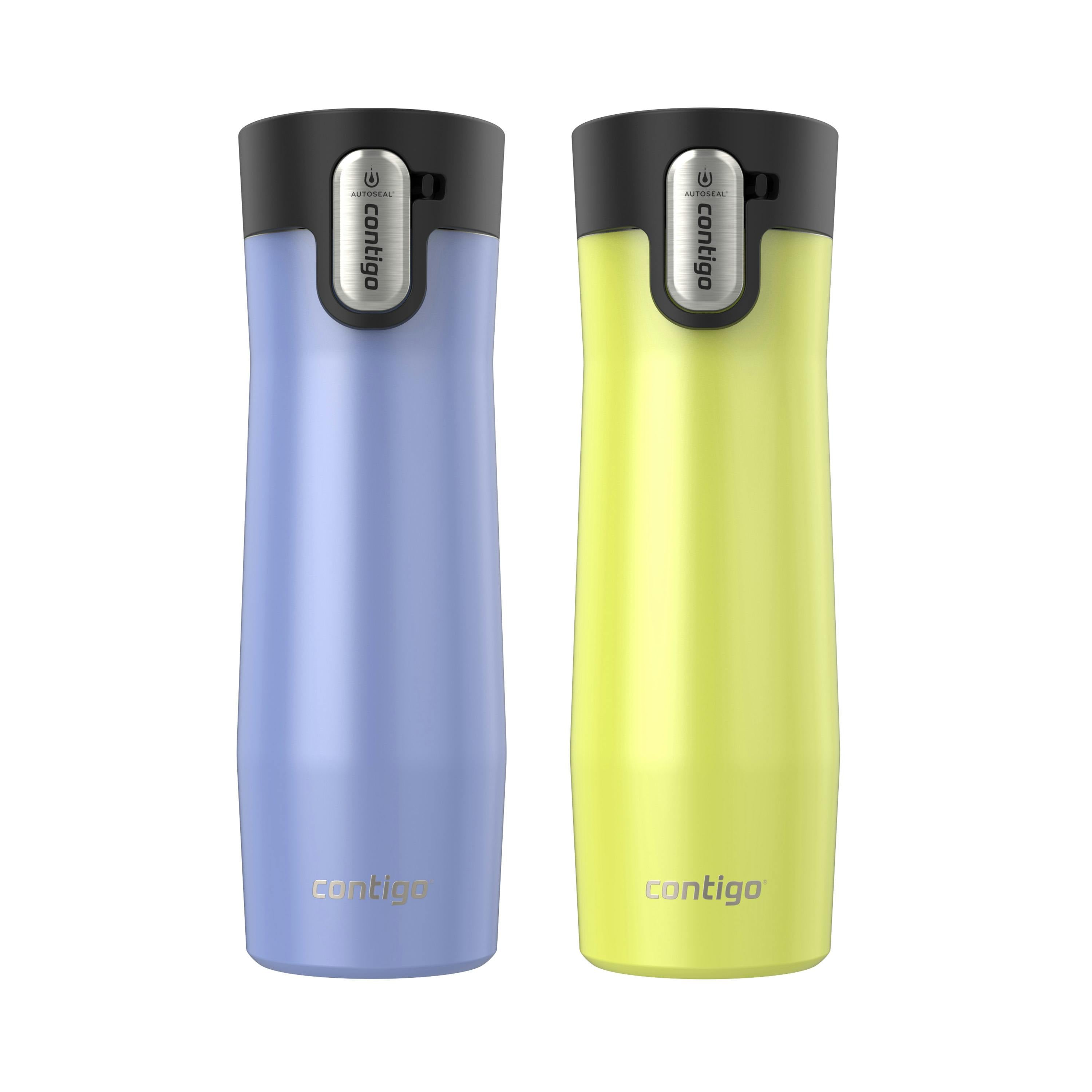 Contigo® AUTOSEAL® West Loop Vacuum-Insulated Stainless Steel Travel Mug with Easy-Clean Lid, 20 oz, 2-Pack