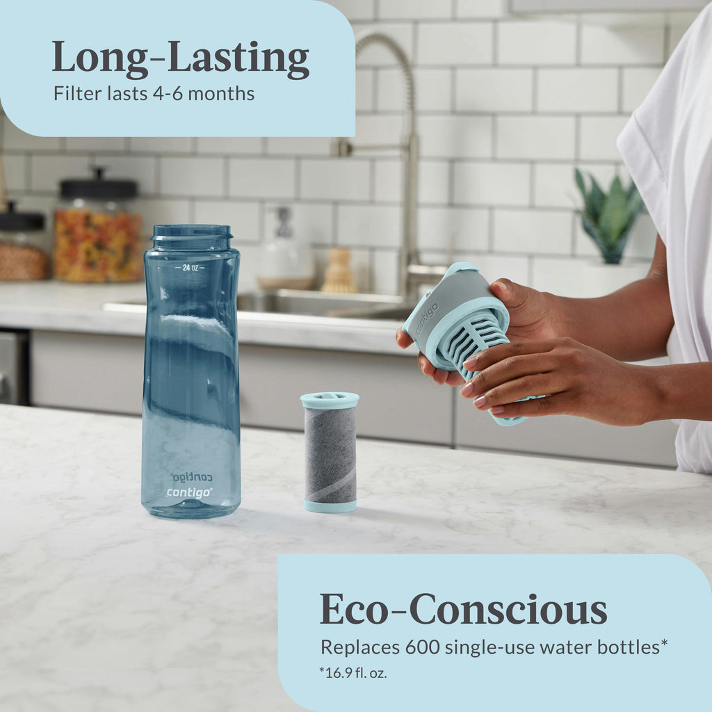 Contigo® Clybourn Freeflow Filtration Tritan Water Bottle with AUTOSEAL® LID, 24oz