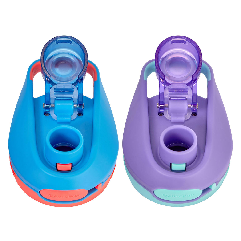 Contigo® Kids’ Jessie Water Bottle with Pop-Open Leak-Proof Chug Lid, 14oz