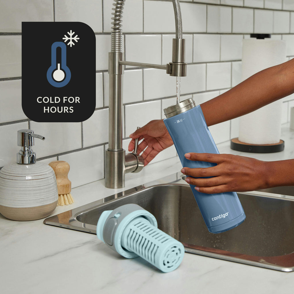 Contigo® Clybourn Freeflow Filtration Tritan Water Bottle with AUTOSEAL® LID, 24oz