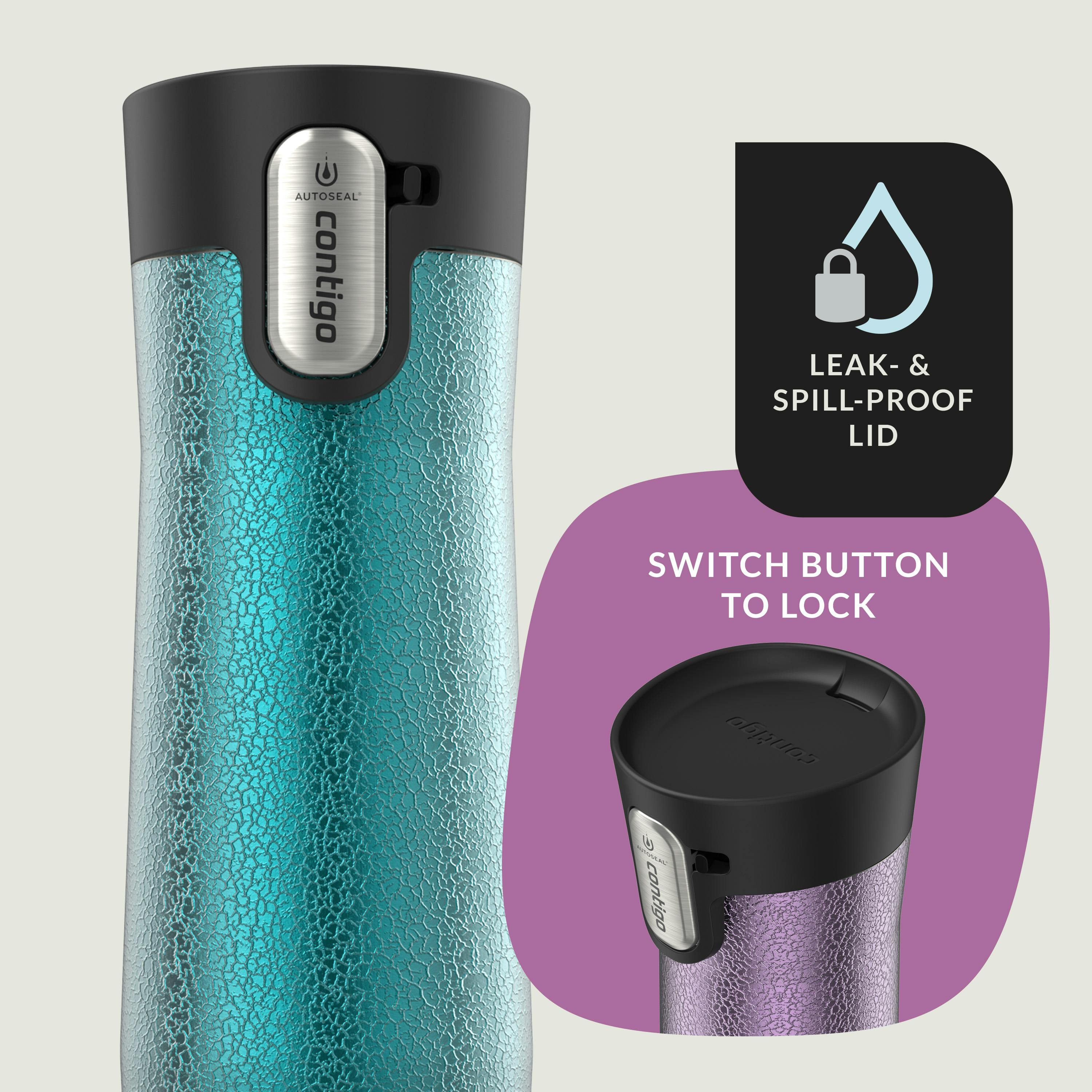 Contigo® AUTOSEAL® West Loop Vacuum-Insulated Stainless Steel Travel Mug with Easy-Clean Lid, 20 oz, 2-Pack