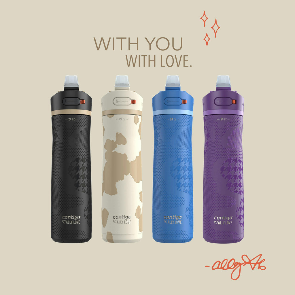 Contigo® x Ally Love Ashland Chill 2.0 Stainless Steel Water Bottle with AUTOSPOUT® Lid, 24oz