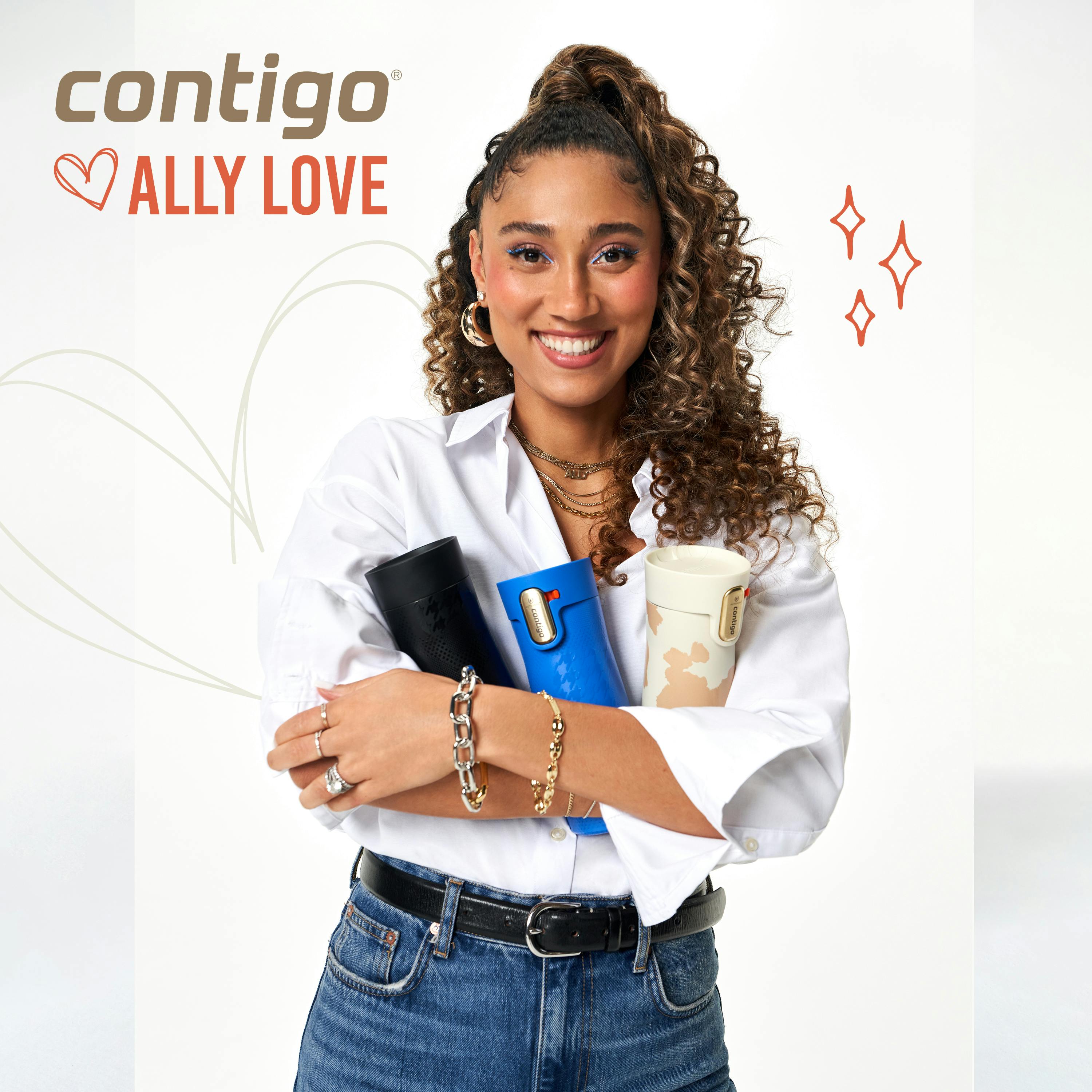 Contigo® x Ally Love West Loop 3.0 Stainless Steel Travel Mug with AUTOSEAL® Easy-Clean Lid, 16oz