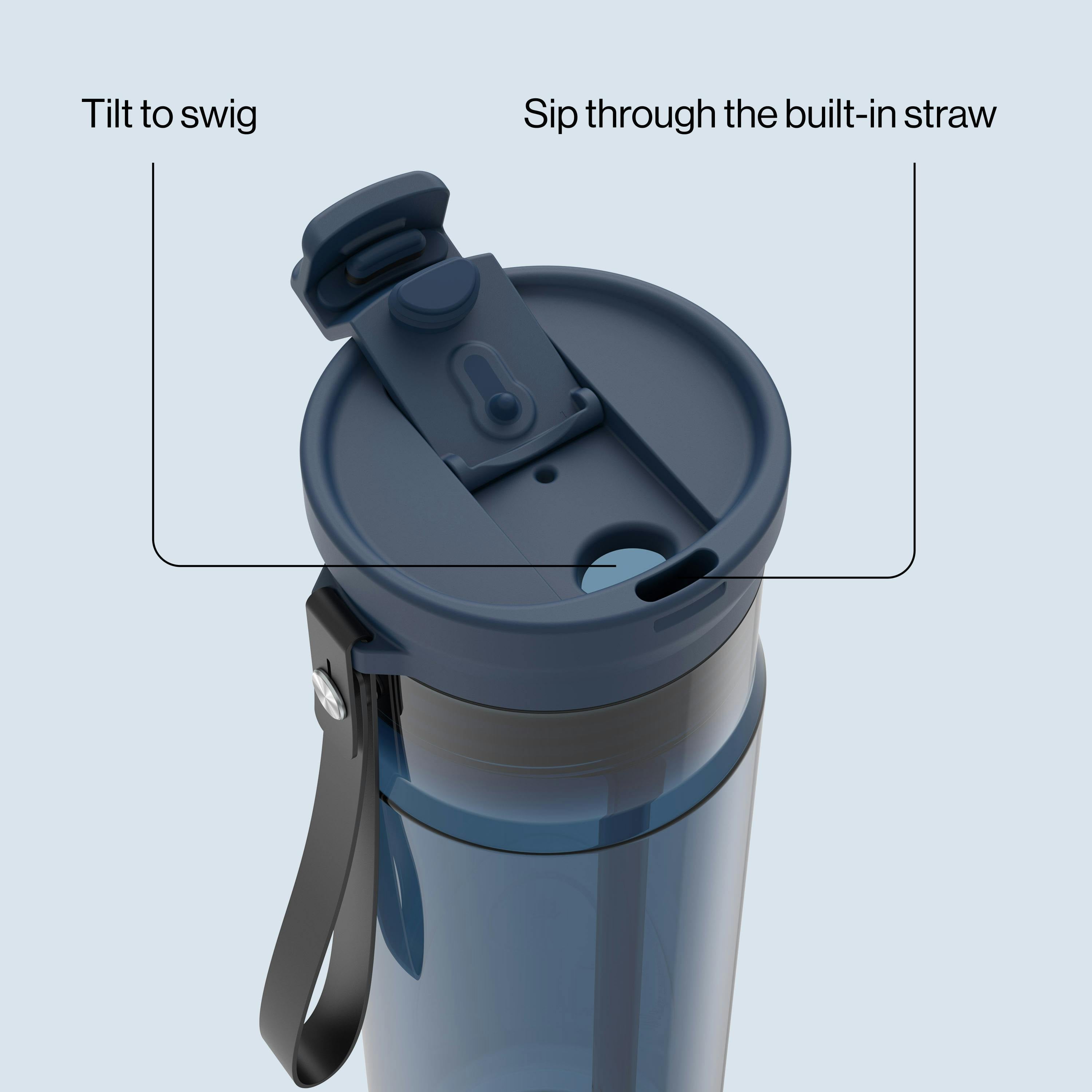 28oz DualSip Plastic Bottle