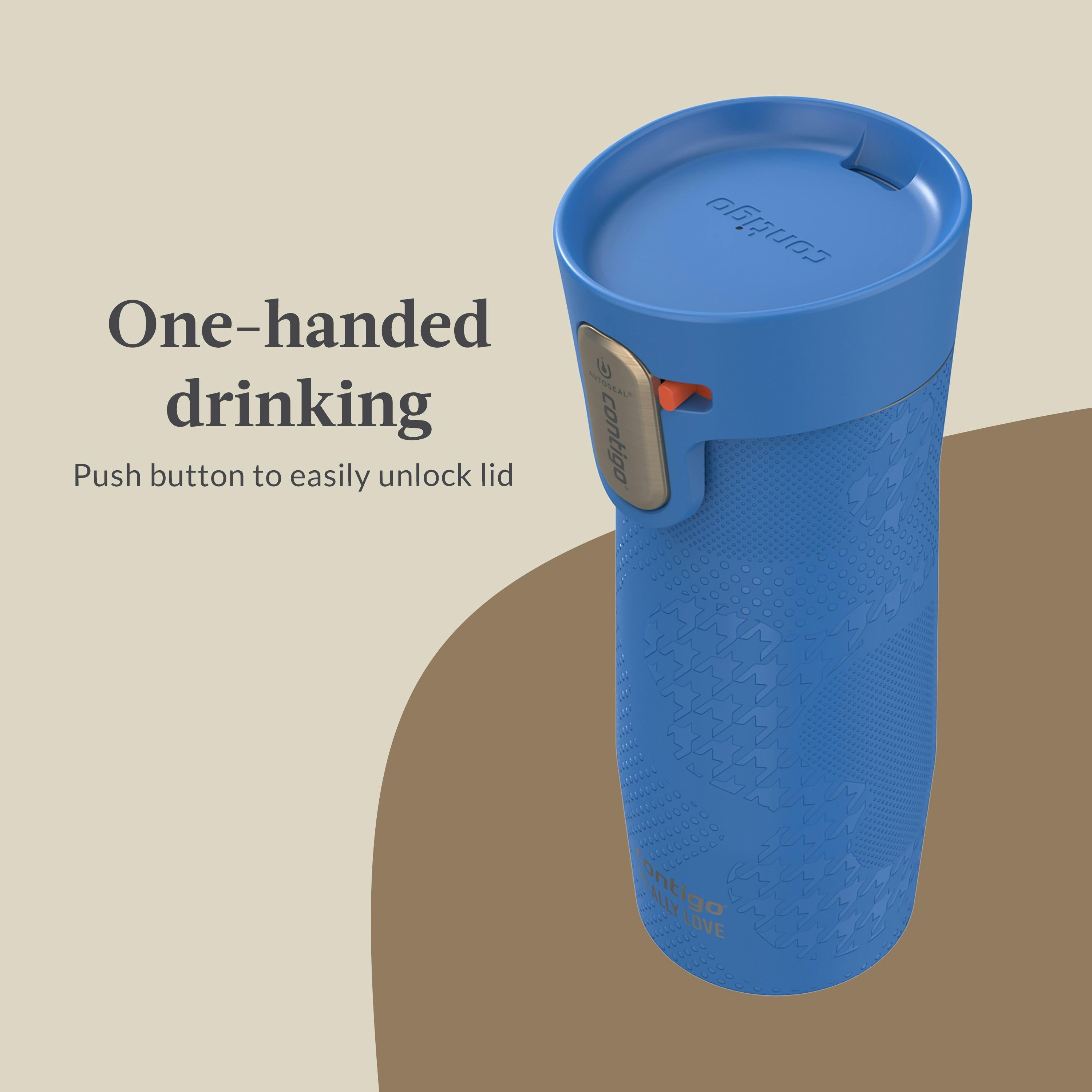Contigo® x Ally Love West Loop 3.0 Stainless Steel Travel Mug with AUTOSEAL® Easy-Clean Lid, 16oz