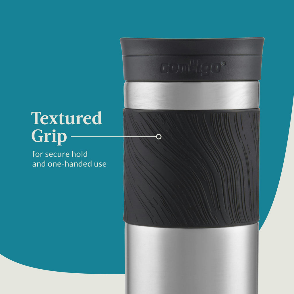 Contigo® Byron 2.0 Stainless Steel Travel Mug with SNAPSEAL™ Lid and Grip, 24oz