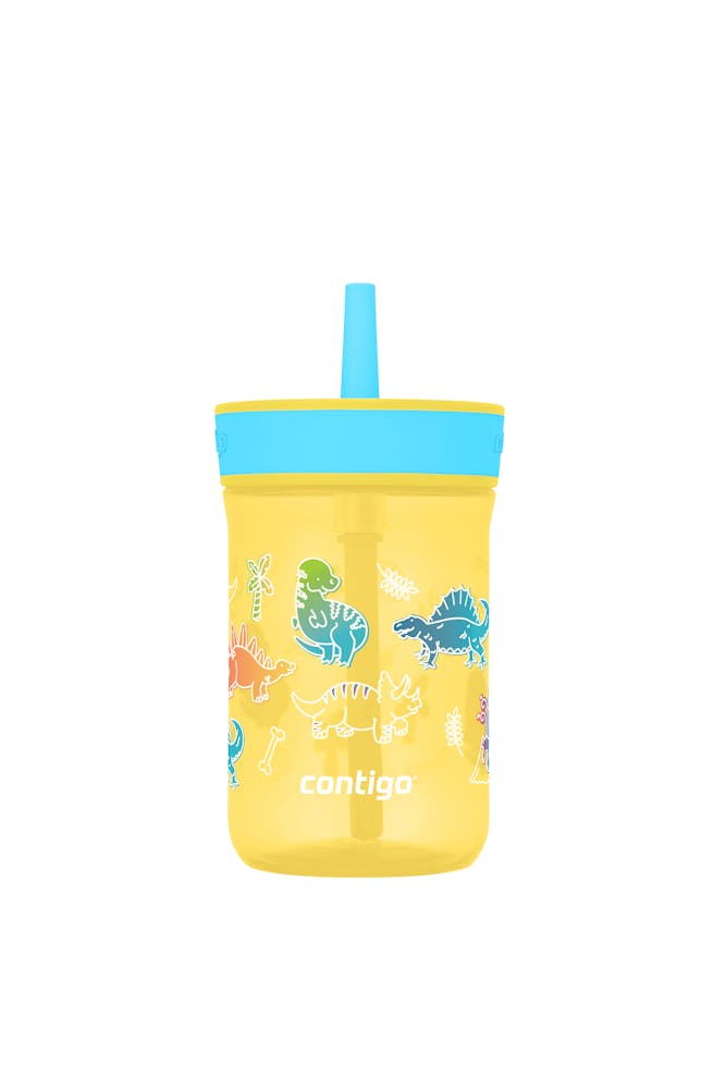 Kids’ Leighton Straw Tumbler with Spill-Proof Leak-Proof Lid, 14oz E6