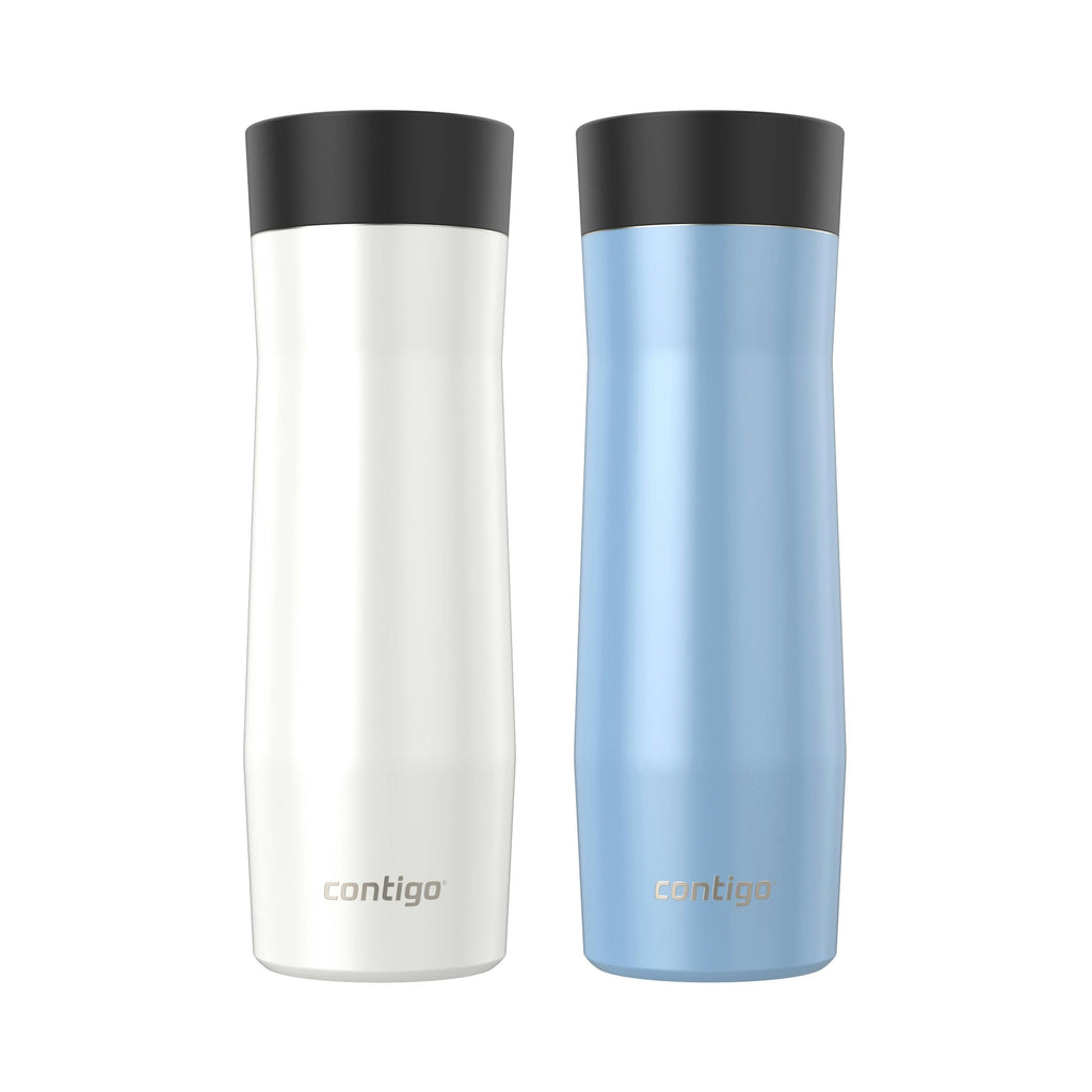 Contigo® AUTOSEAL® West Loop Vacuum-Insulated Stainless Steel Travel Mug with Easy-Clean Lid, 20 oz, 2-Pack