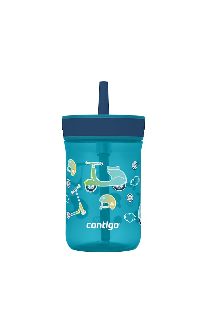 Kids’ Leighton Straw Tumbler with Spill-Proof Leak-Proof Lid, 14oz E6