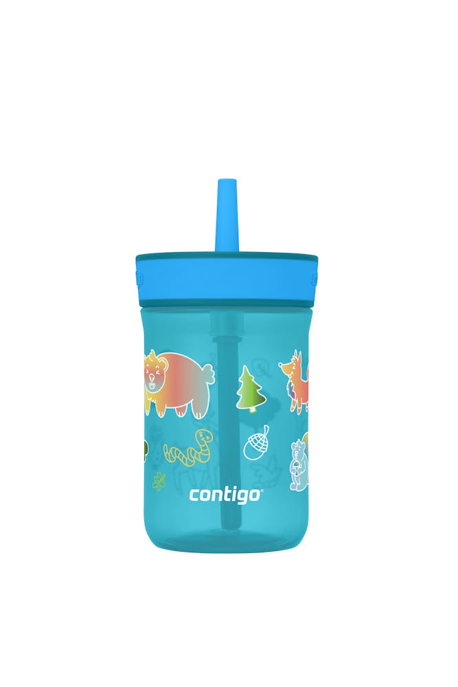Kids’ Leighton Straw Tumbler with Spill-Proof Leak-Proof Lid, 14oz E6